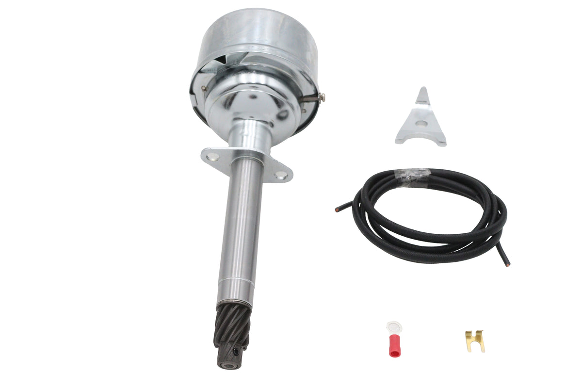 V-Twin 74478D V-Fire Overhead Valve Auto Advance Distributor Chrome