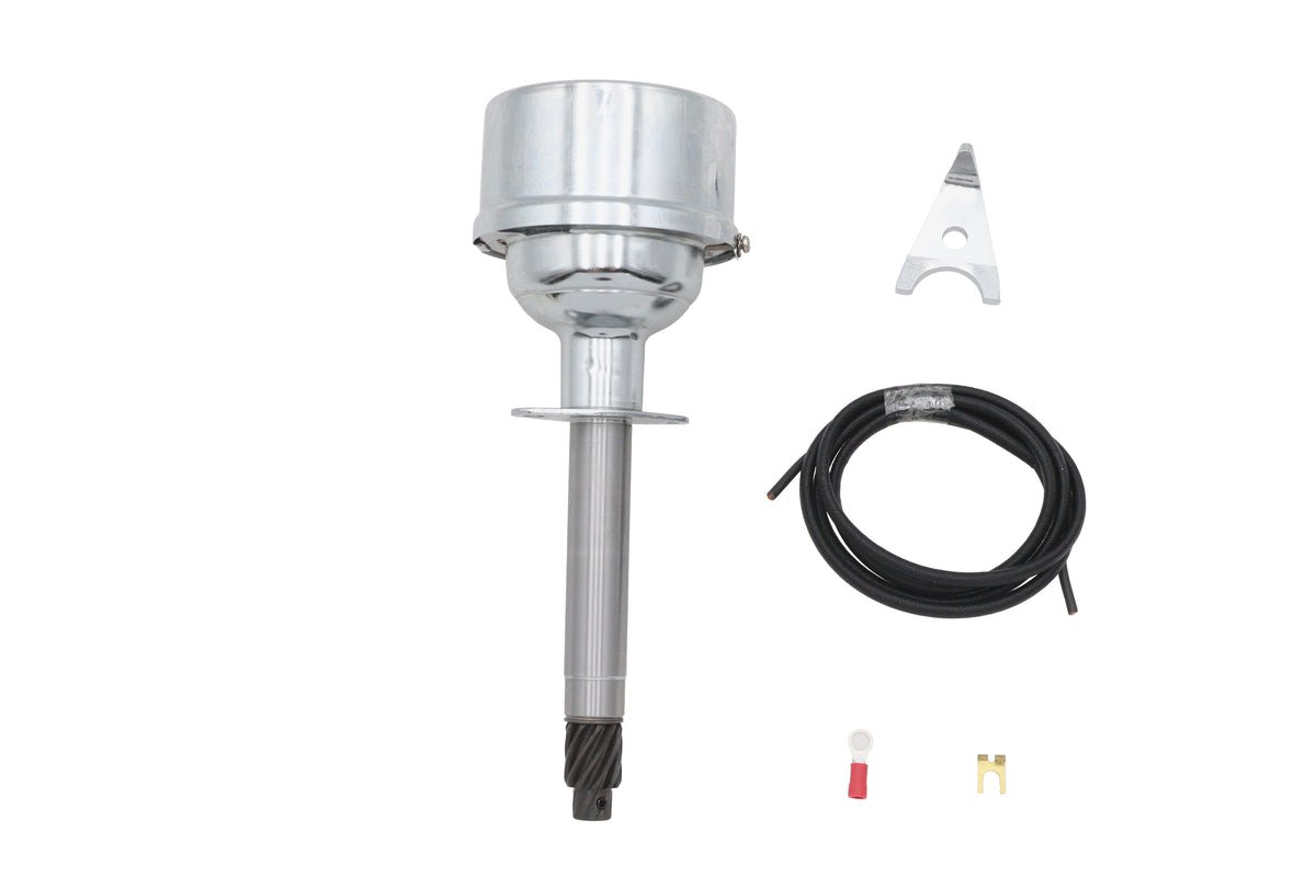 V-Twin 74478D V-Fire Overhead Valve Auto Advance Distributor Chrome