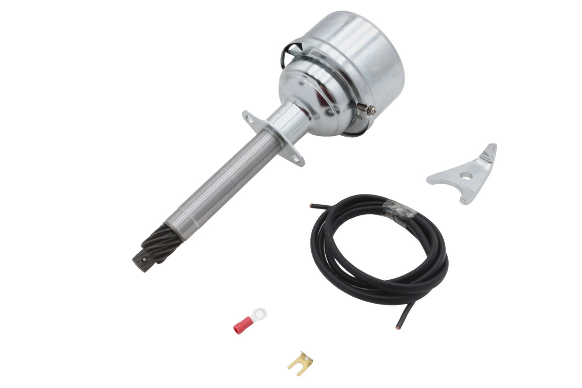 V-Twin 74478D V-Fire Overhead Valve Auto Advance Distributor Chrome