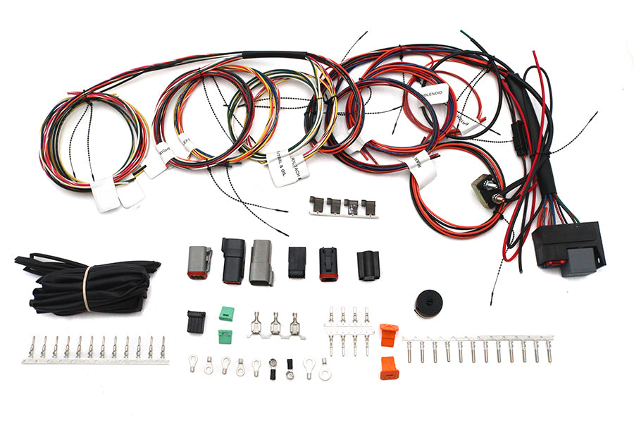 Namz NCBH-01-C custom wiring harness kit with electrical connectors and wiring components