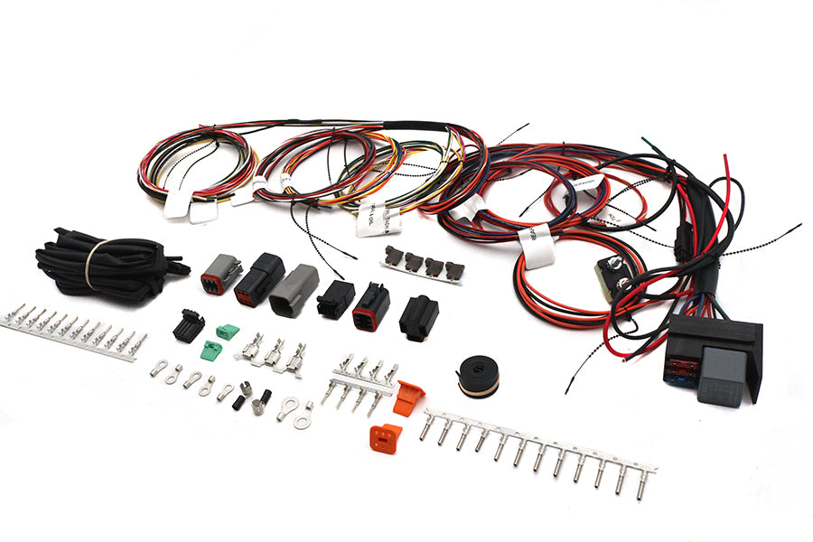 Namz NCBH-01-C custom wiring harness kit with electrical connectors and wiring components