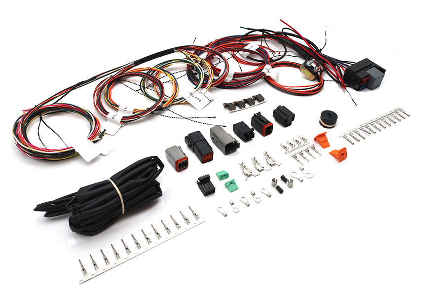 Namz NCBH-01-C custom wiring harness kit for motorcycle electrical connections