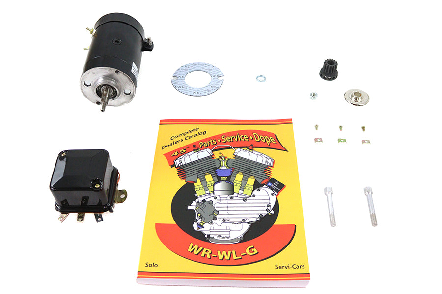 V-Twin 32-1937 45 W/G 6 Volt Generator Kit in black finish