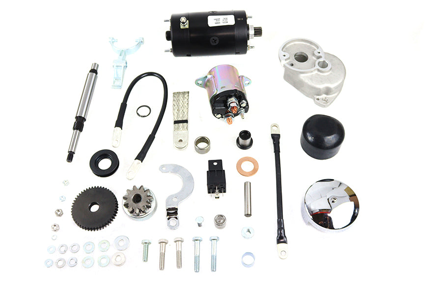 V-Twin FXR electric starter kit with Hitachi-style starter, model 32-2057