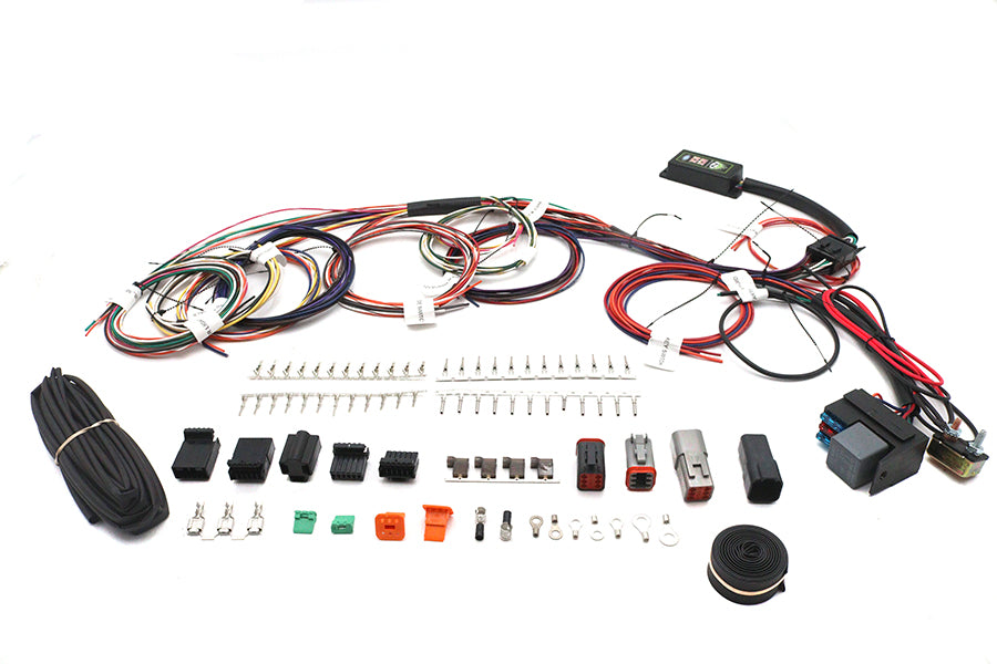 Namz NCBH-02 custom wiring harness kit for motorcycle electrical connections