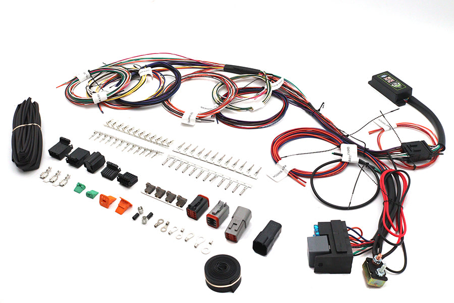 Namz NCBH-02 custom wiring harness kit for motorcycle electrical connections