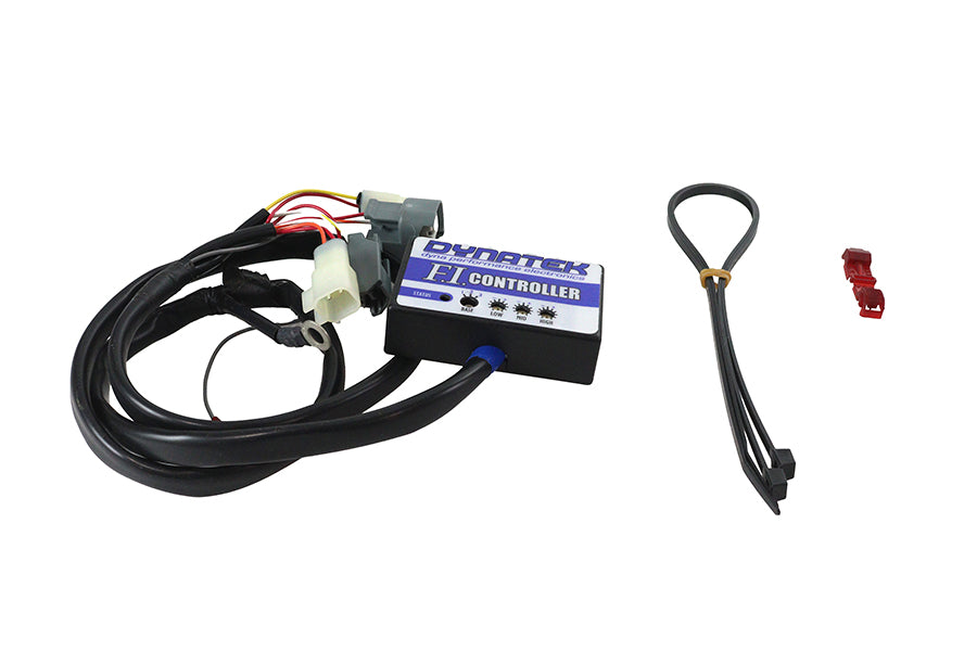 Dyna Tek DFCH-8 EFI Controller fuel and air system component, shown in black housing