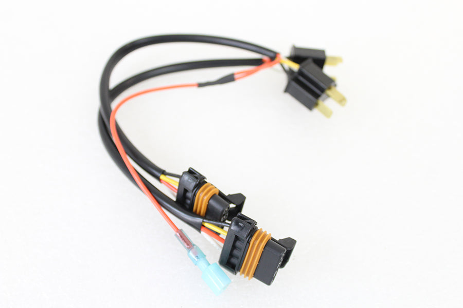 Namz NHD-69200533 LED headlamp adapter harness kit with electrical wiring connectors