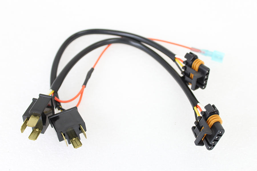 Namz NHD-69200533 LED headlamp adapter harness kit for motorcycle electrical connections