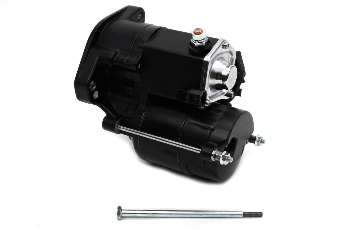 All Balls Racing 80-1003 Volt Tech 1.7 kW starter motor in black, shown from the side