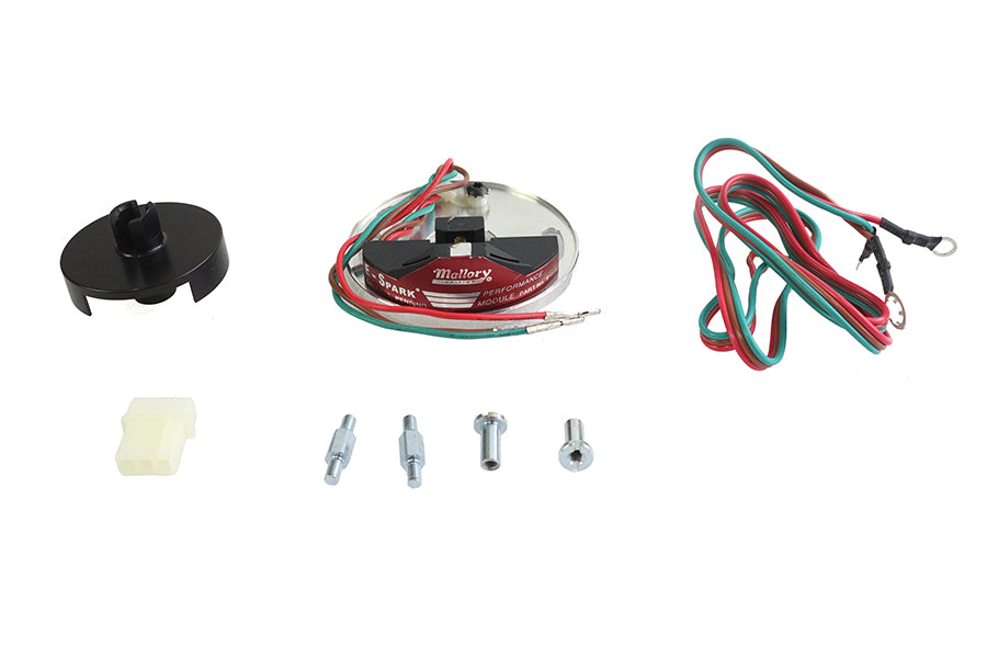 Accel A554 Unilite breakerless ignition system electrical module view