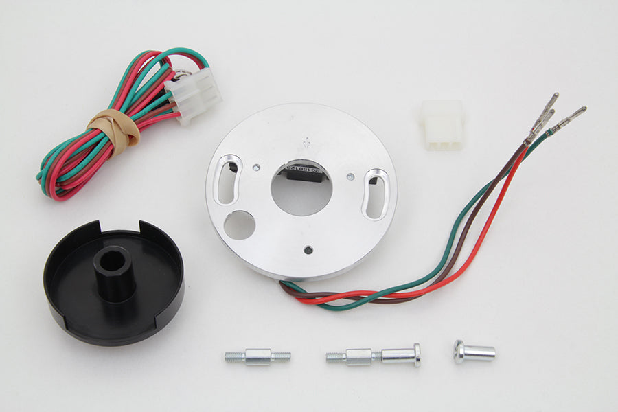 Accel A566 Mallory ignition plate electrical component, shown in detail
