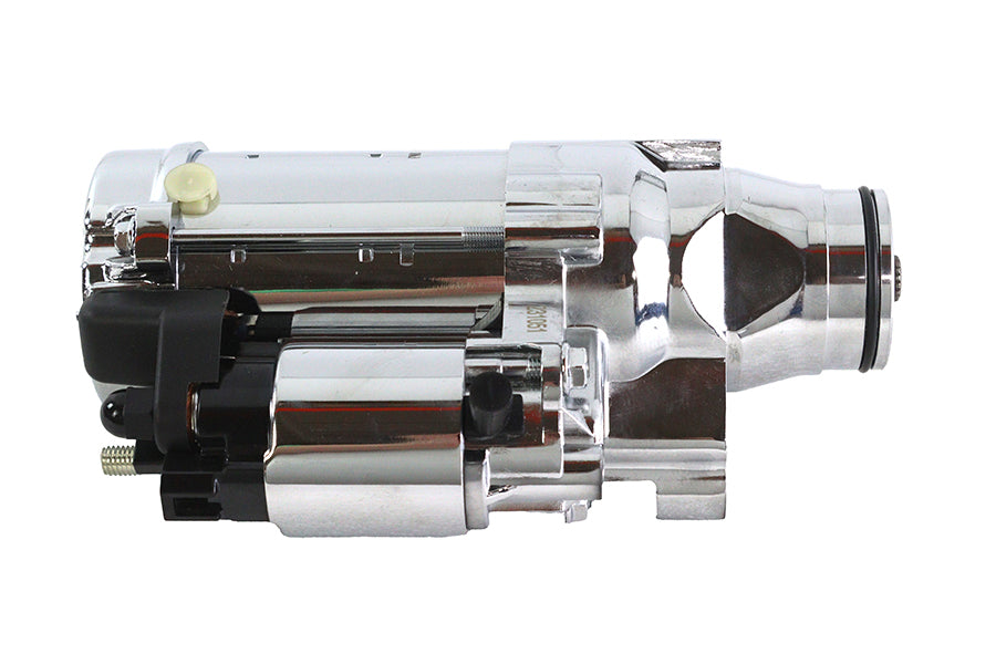 V-Twin SND12D075-C replacement starter motor, 1.6kW chrome electrical component