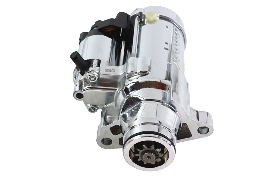 V-Twin SND12D075-C 1.6kW replacement starter motor in chrome finish人體藝術