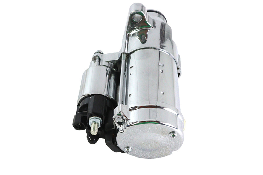V-Twin SND12D074-C replacement starter motor, 1.6kW chrome electrical component