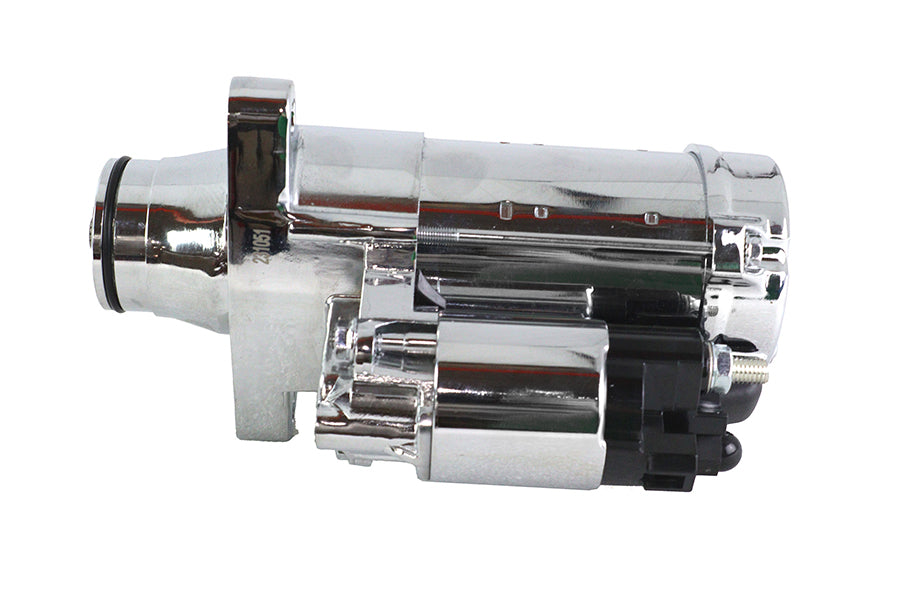 V-Twin SND12D074-C replacement starter motor, 1.6kW chrome electrical component