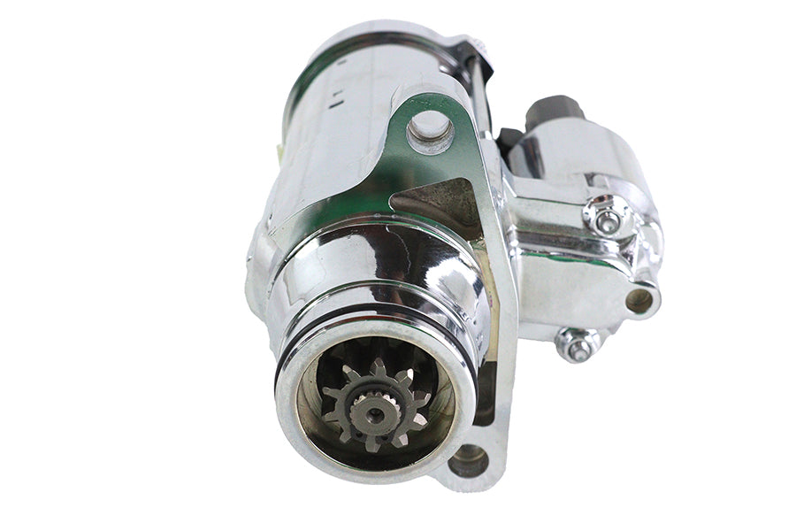 V-Twin SND12D074-C replacement starter motor, 1.6kW chrome electrical component