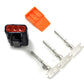 Namz MDP-3B Deutsch wiring socket housing kit, 3-position electrical connector housing