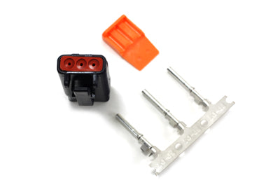 Namz MDP-3B Deutsch wiring socket housing kit, 3-position electrical connector housing