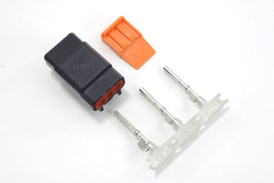 Namz MDP-3B Deutsch wiring socket housing kit, 3-position electrical connector housing