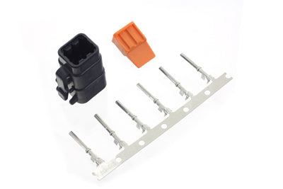 Namz MDP-6B Deutsch wiring socket housing kit, 6-position electrical connector housing