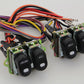 Volt Tech 32-7014 Rocker Style LED Fairing Switch Kit, Black