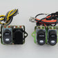 Volt Tech 32-7018 Rocker Style LED Fairing Switch Kit, Black, Part 63518
