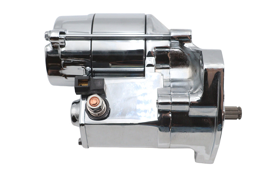 Ultima 70-220 Thunder Fire 1.4 kW chrome starter motor close-up