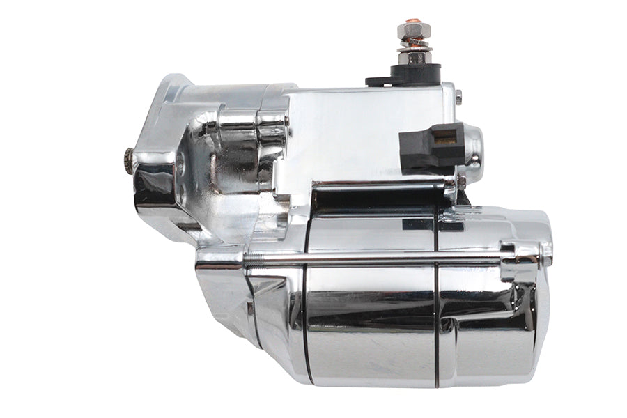 Ultima Thunder Fire 1.4KW Chrome Angled Post Starter Motor, SKU 32-7222