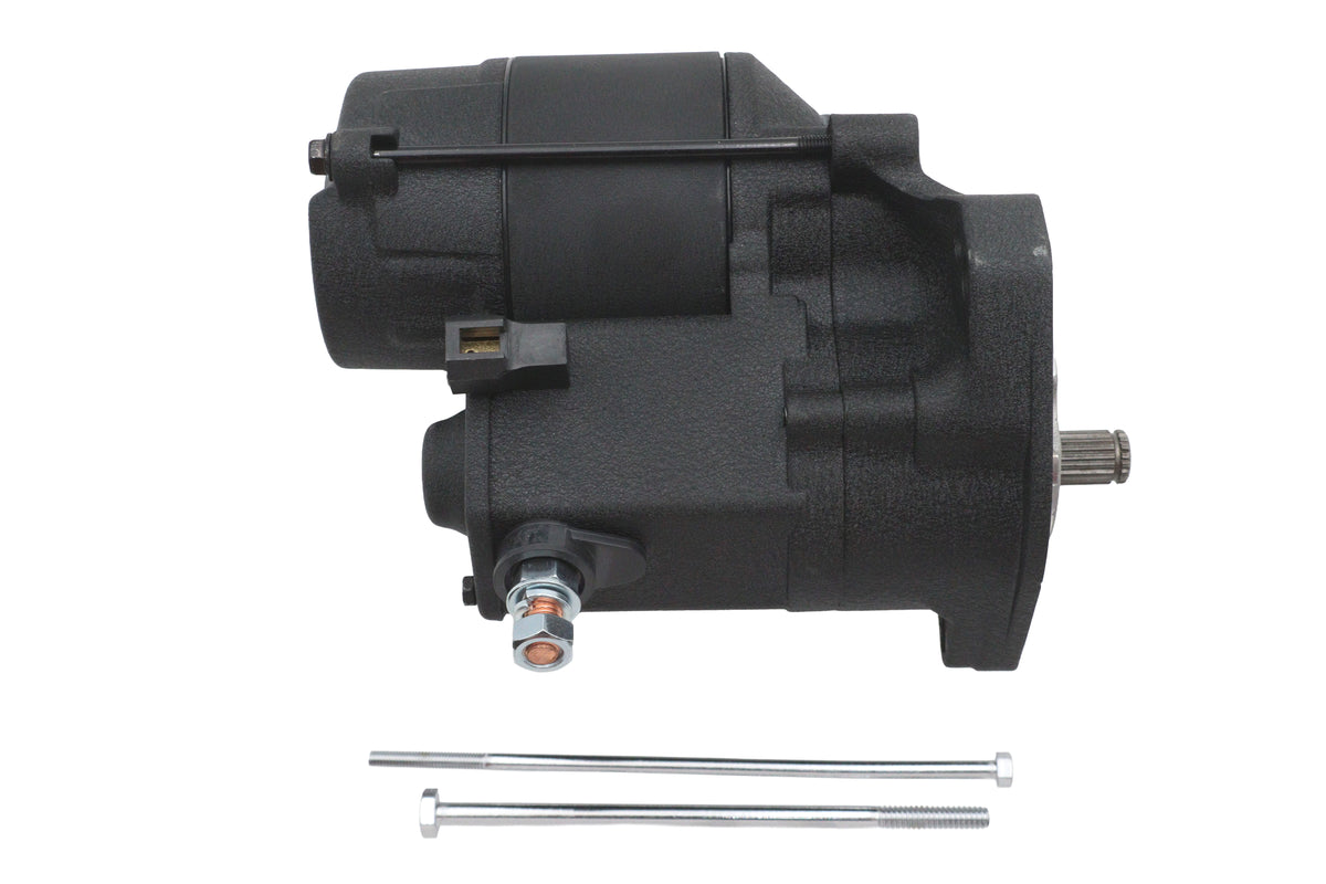 Ultima 70-223 Thunder Fire 1.4KW Angled Post Starter Motor, Wrinkle Black
