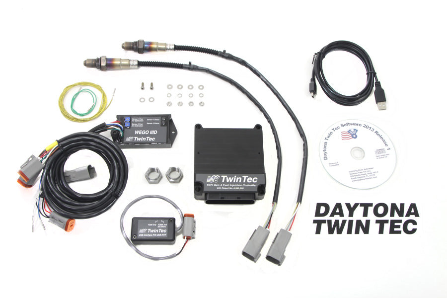 Daytona Twin Tech 17401 TCFI Gen 4 EFI controller for motorcycle fuel and air systems