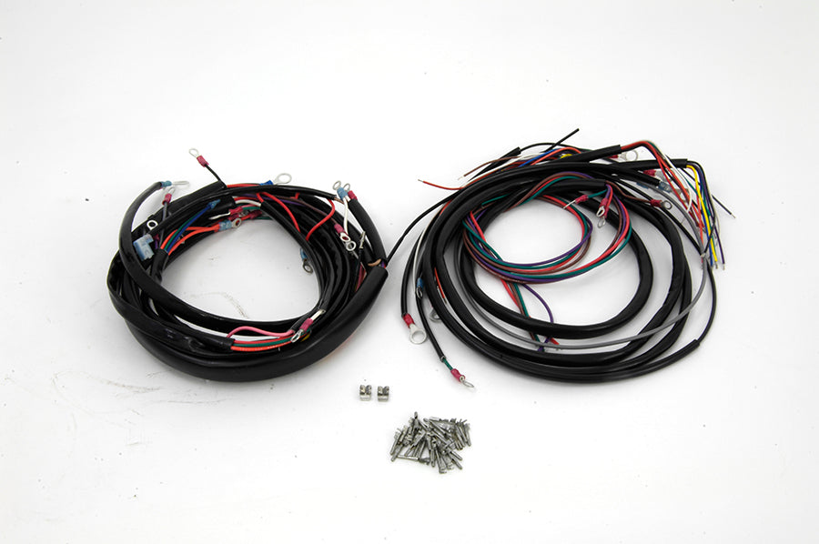 V-Twin 70326-75CP Builders Wiring Harness Kit electrical components for custom motorcycle wiring