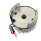 Cycle Electric CE-540 black 12 volt regulator end cover viewed from the front