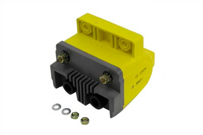Accel 140406 Yellow Super Coil for Points Ignition electrical coil.