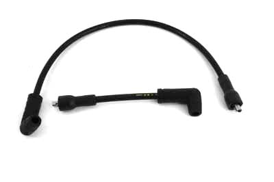 Accel Black 8.8mm spark plug wire set 172072K, electrical ignition wires displayed on white background