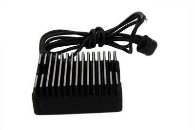 Accel 201100B black electrical regulator, front view