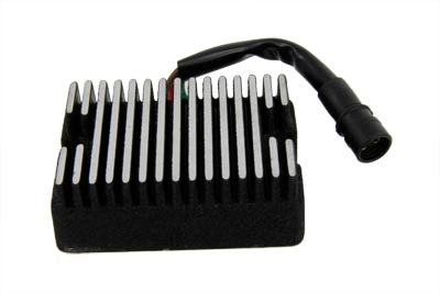 Accel 201102B black electrical regulator viewed against a plain background