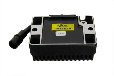 Accel 201102B black electrical regulator.