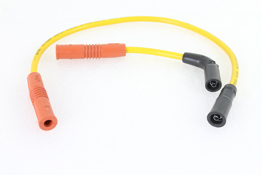 Accel 171110Y 8mm yellow stainless steel spiral core ignition wire set