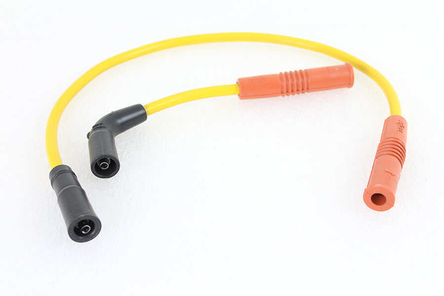 Accel 171110Y 8mm yellow stainless steel spiral core ignition wire set