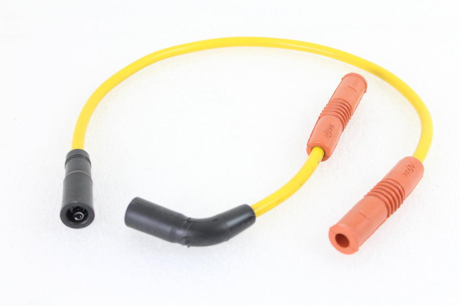 Accel 8mm stainless steel spiral core ignition wire set in yellow, product 171110Y