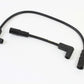 Accel 8mm stainless steel spiral core ignition wire set in black, model 171100-K