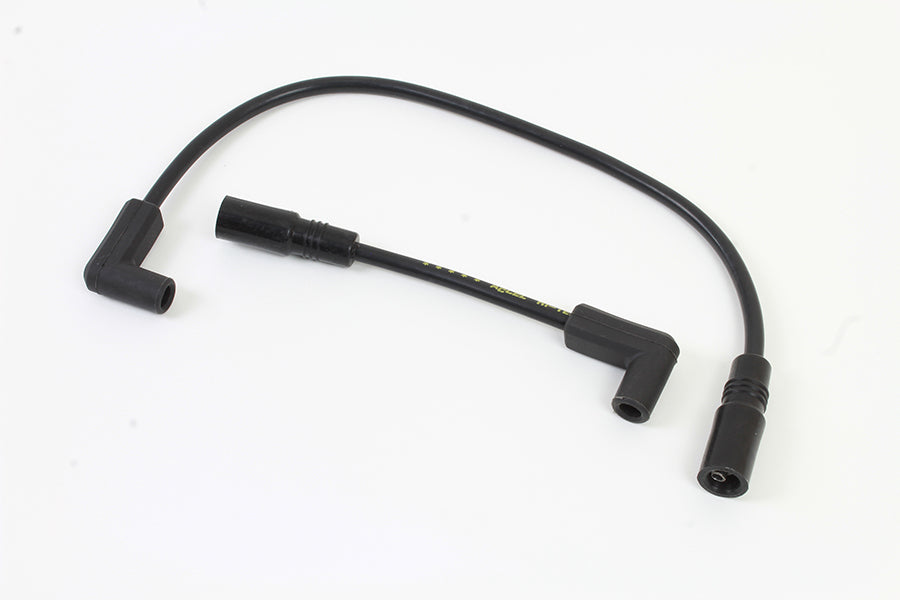 Accel 8mm stainless steel spiral core ignition wire set in black, model 171100-K