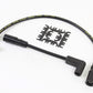 Accel 8mm stainless steel spiral core ignition wire set in black, model 171097-K