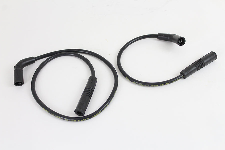 Accel 8mm stainless steel spiral core ignition wire set in black, model 171111K