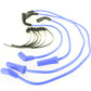 Accel 8mm stainless steel spiral core ignition wire set in blue, model 171116-B