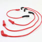 Accel 171116-R red 8mm stainless steel spiral core ignition wire set for automotive electrical systems
