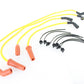 Accel 171116-Y yellow 8mm stainless steel spiral core ignition wire set.