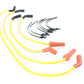 Accel 171116-Y yellow 8mm stainless steel spiral core ignition wire set%timeout
