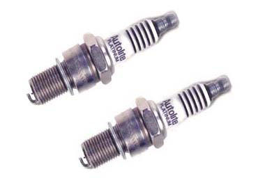 Autolite Platinum Spark Plug Set XS65DP, electrical automotive spark plugs in package